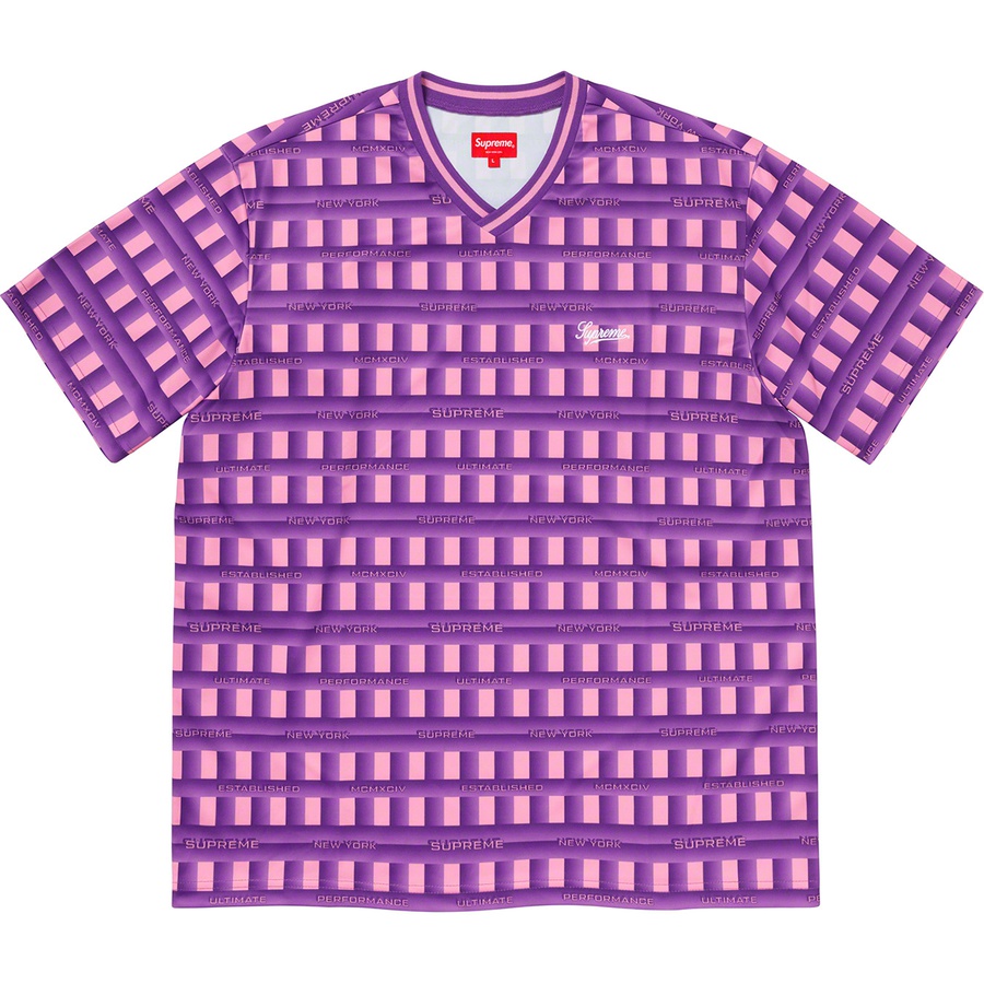 Details on Grid Soccer Jersey Purple from spring summer 2020 (Price is $98)