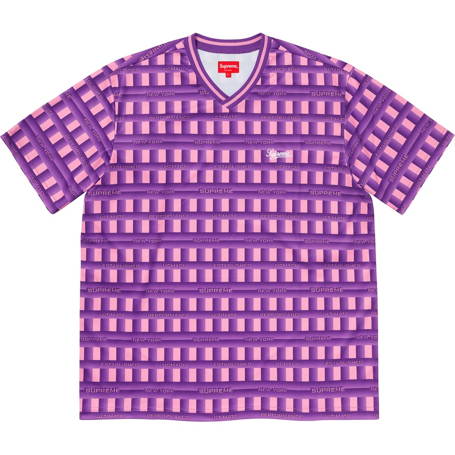 Details on Grid Soccer Jersey Purple from spring summer
                                                    2020 (Price is $98)