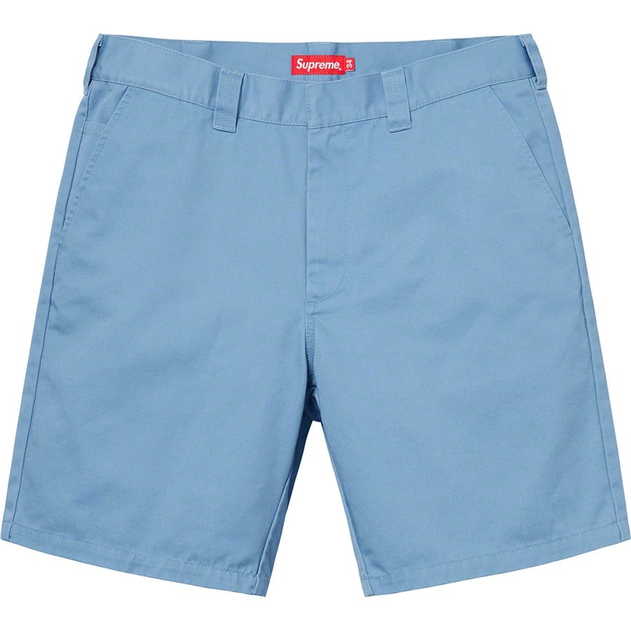 Details on Work Short Dusty Blue from spring summer 2020 (Price is $110)