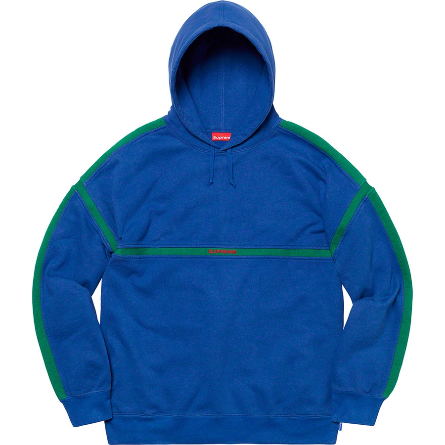 Details on Warm Up Hooded Sweatshirt Royal from spring summer 2020 (Price is $158)