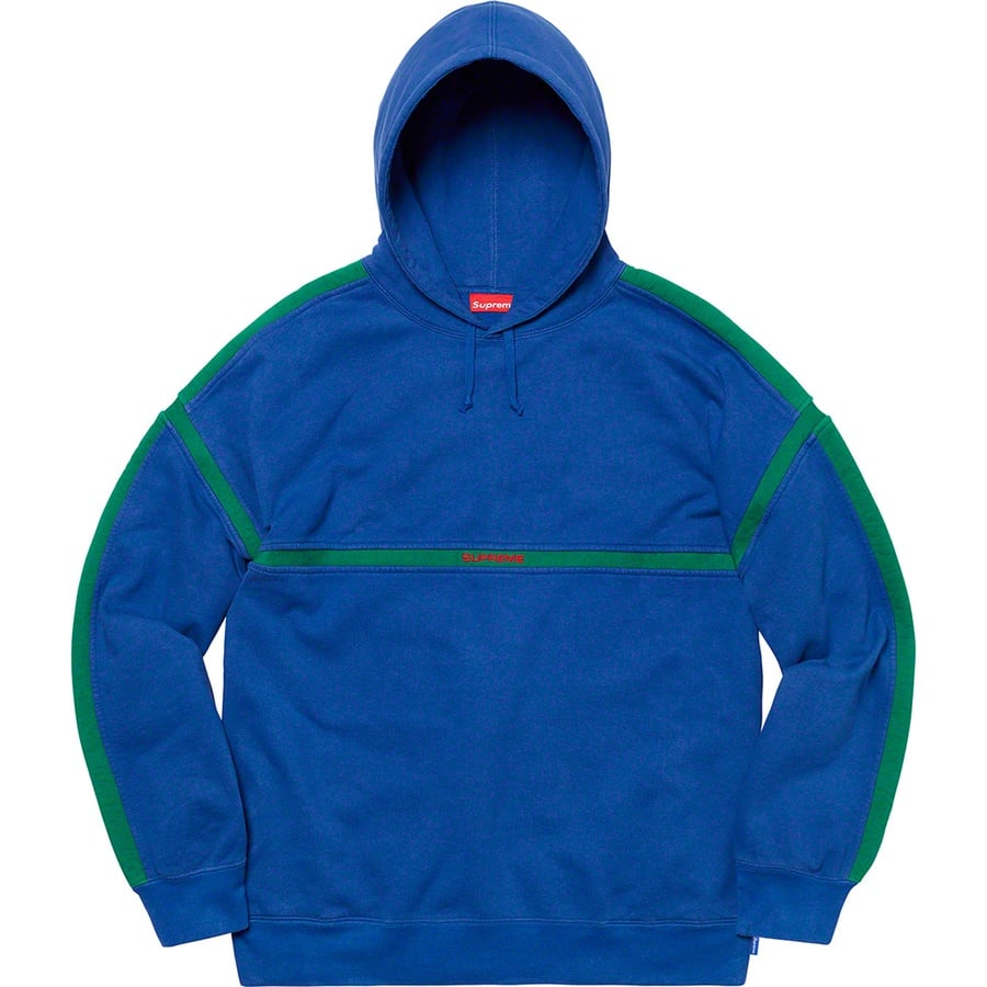 Details on Warm Up Hooded Sweatshirt Royal from spring summer
                                                    2020 (Price is $158)