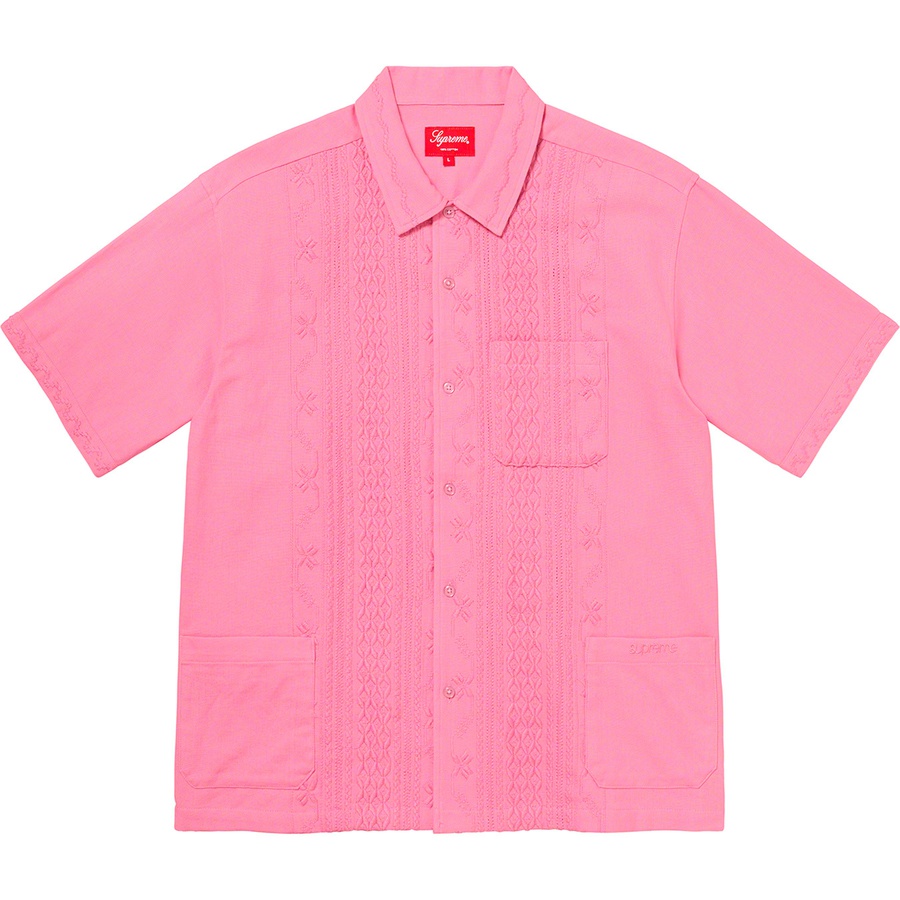 Details on Embroidered S S Shirt Dusty Pink from spring summer
                                                    2020 (Price is $128)