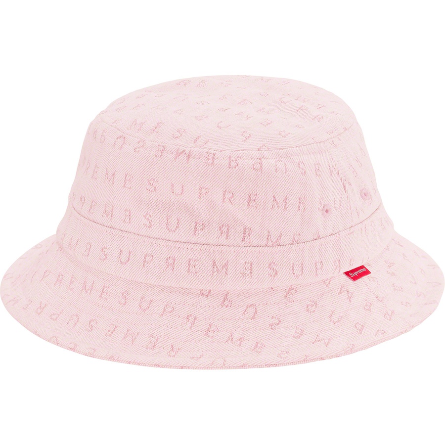 Details on Jacquard Logos Denim Crusher Pink from spring summer
                                                    2020 (Price is $58)