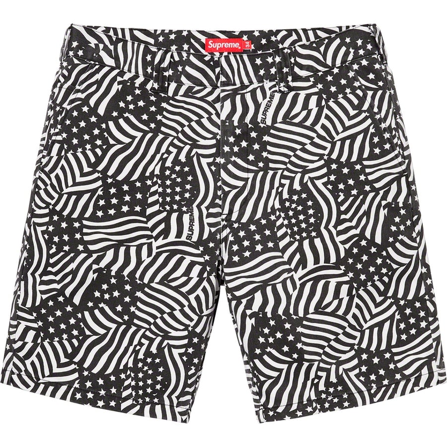 Details on Work Short Black Flags from spring summer
                                                    2020 (Price is $110)