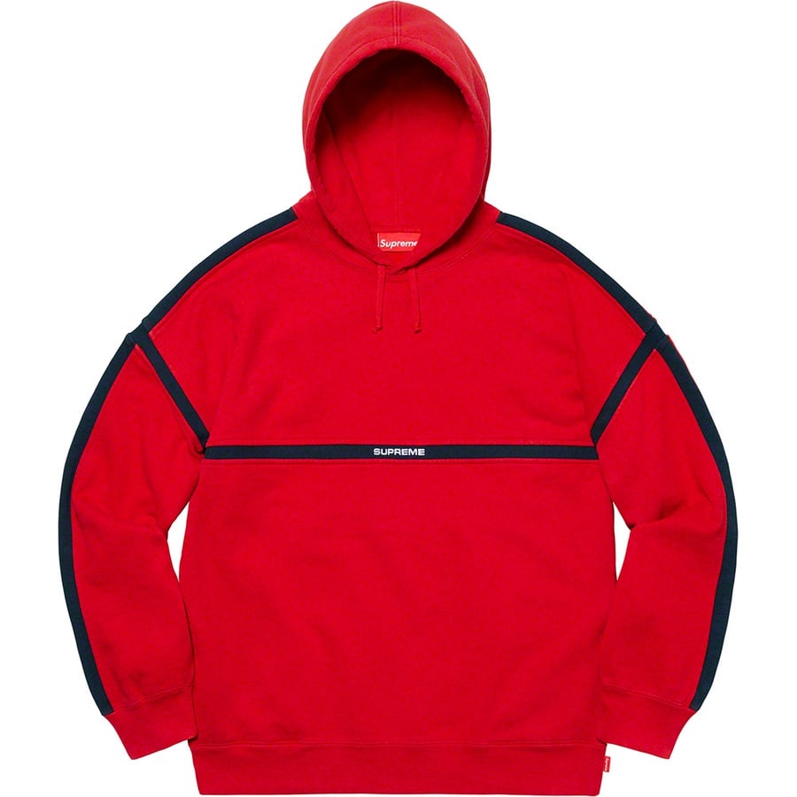 Details on Warm Up Hooded Sweatshirt Red from spring summer
                                                    2020 (Price is $158)