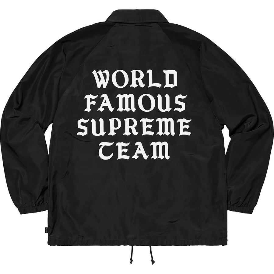 Details on World Famous Coaches Jacket Black from spring summer
                                                    2020 (Price is $138)