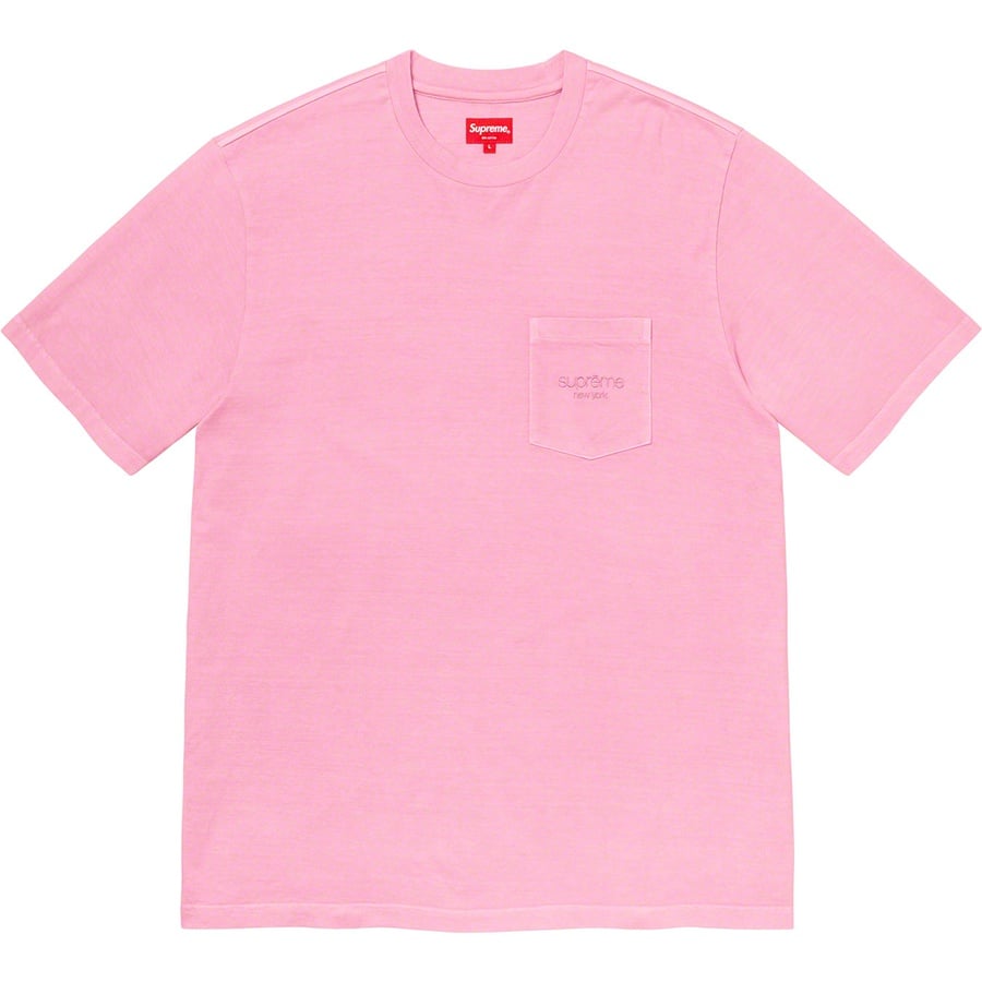 Details on Overdyed Pocket Tee Pink from spring summer
                                                    2020 (Price is $58)