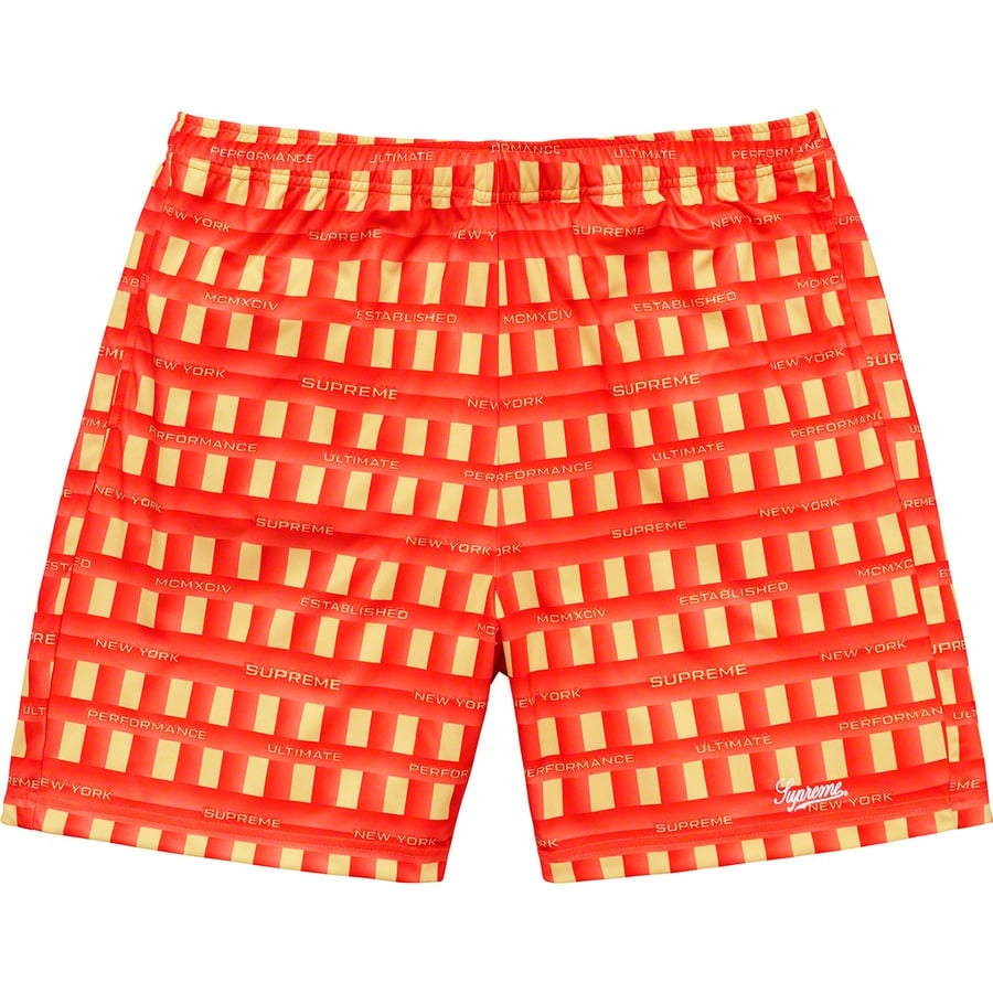 Details on Grid Soccer Short Orange from spring summer
                                                    2020 (Price is $98)