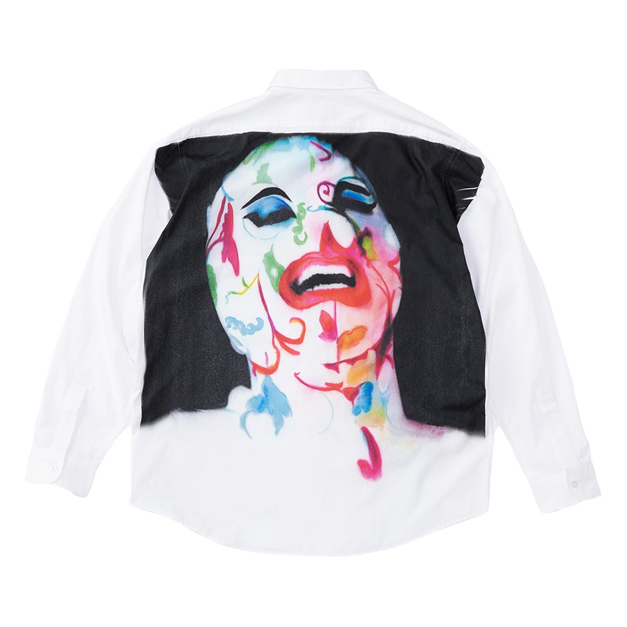 Details on Leigh Bowery Supreme Airbrushed Shirt None from spring summer
                                                    2020 (Price is $168)