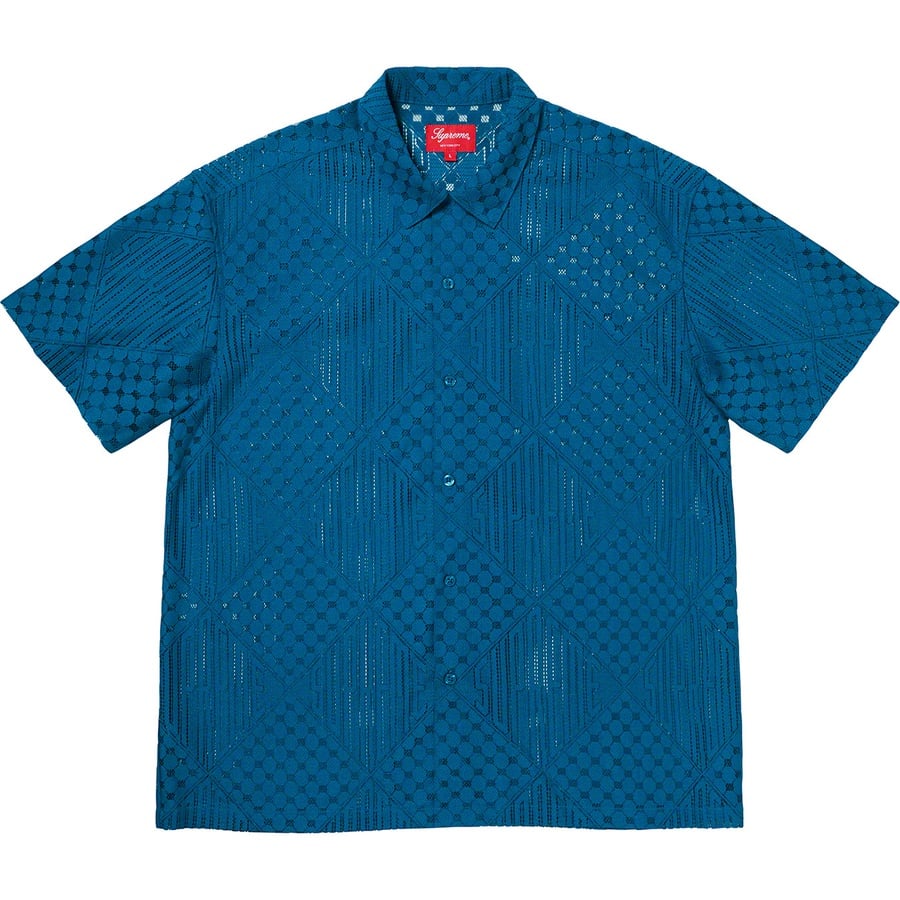 Details on Lace S S Shirt Dark Teal from spring summer
                                                    2020 (Price is $128)