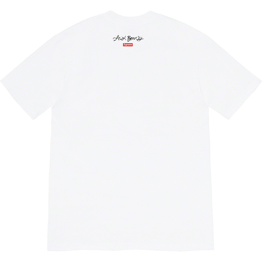 Details on Leigh Bowery Supreme Tee White from spring summer
                                                    2020 (Price is $44)
