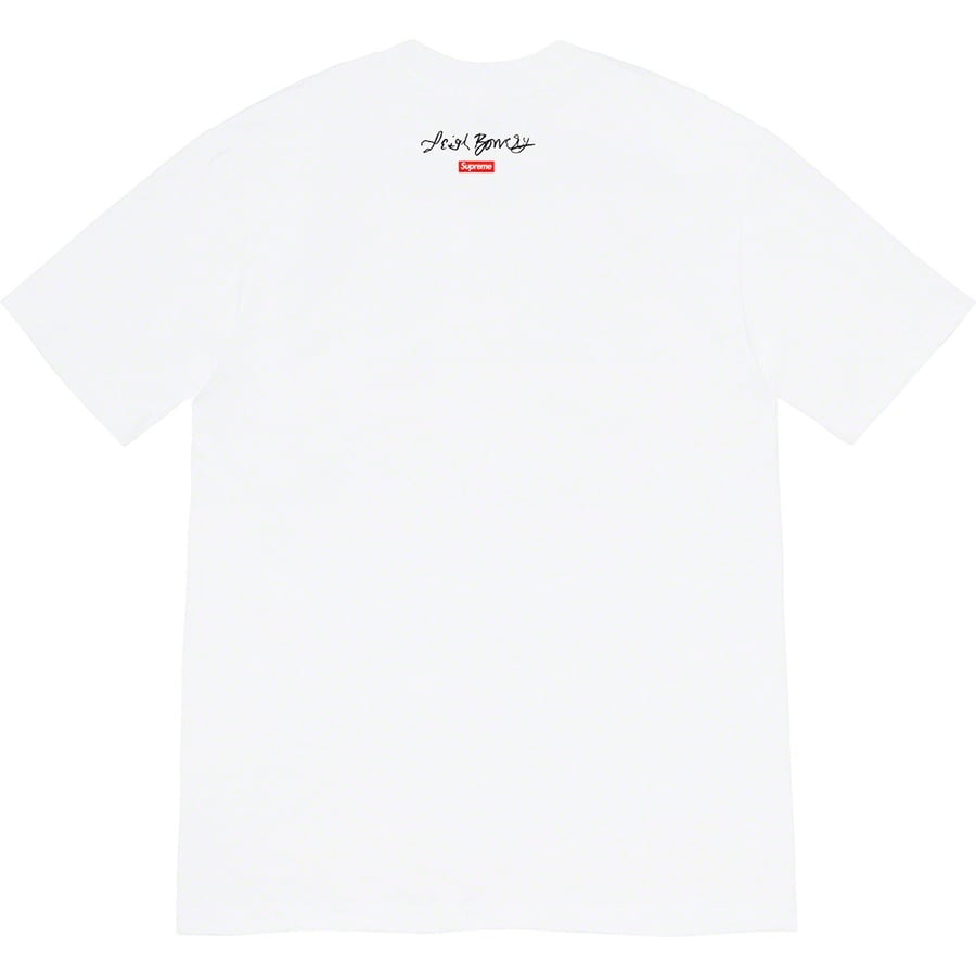 Details on Leigh Bowery Supreme Tee White from spring summer
                                                    2020 (Price is $44)