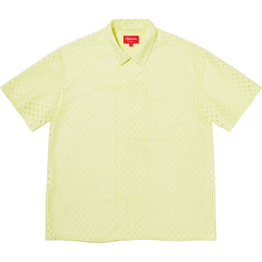 Details on Lace S S Shirt Pale Yellow from spring summer
                                                    2020 (Price is $128)