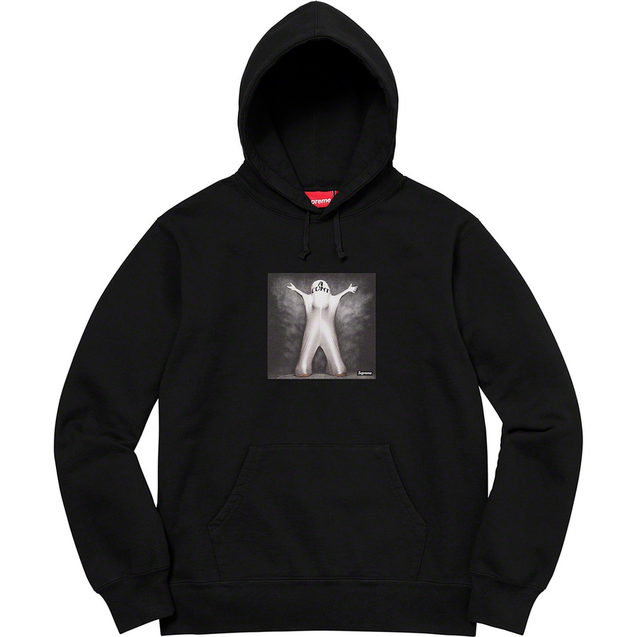 Details on Leigh Bowery Supreme Hooded Sweatshirt Black from spring summer
                                                    2020 (Price is $158)
