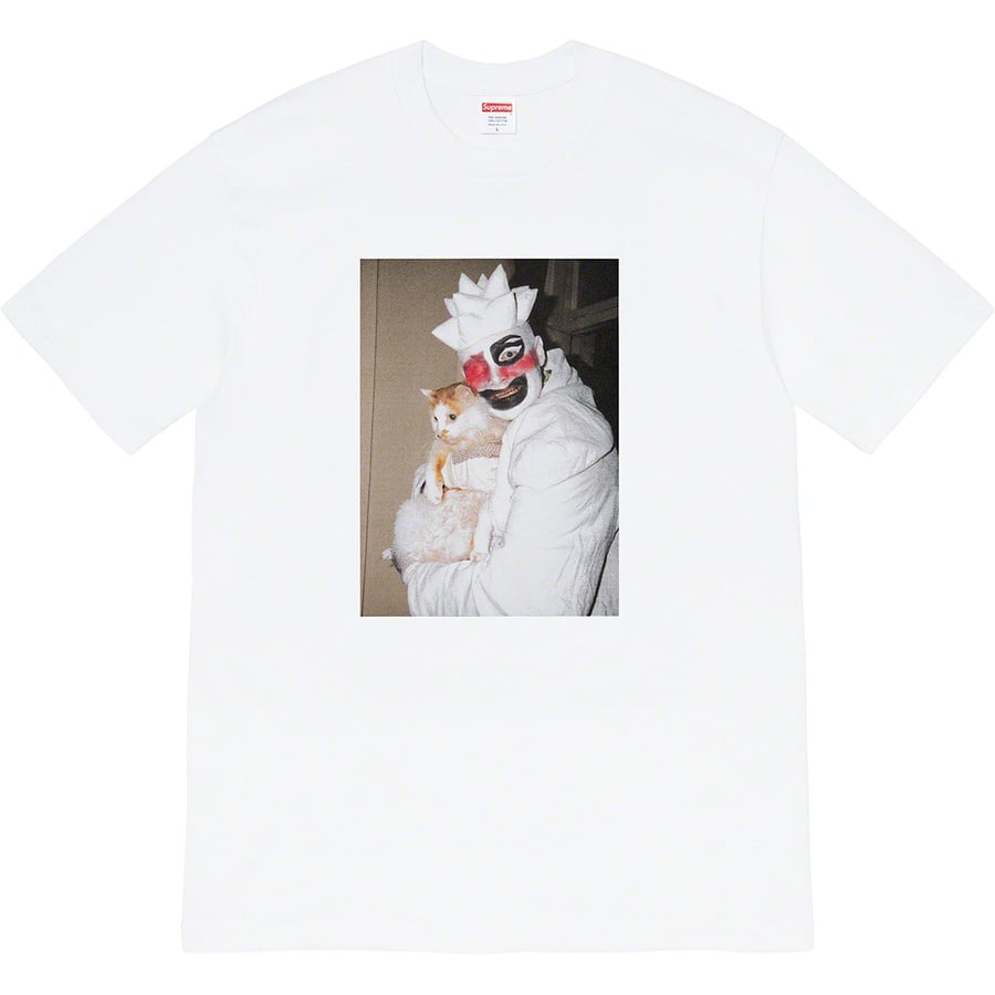 Details on Leigh Bowery Supreme Tee White from spring summer
                                                    2020 (Price is $44)