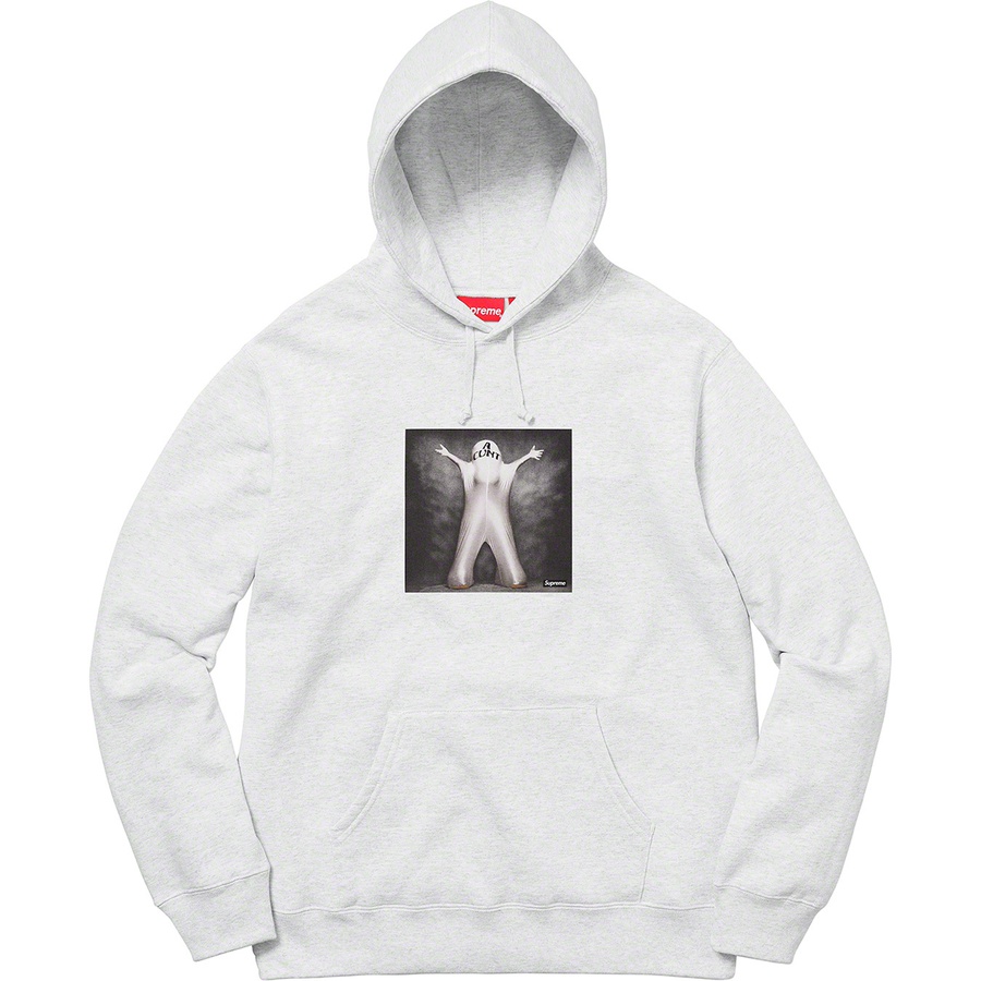 Details on Leigh Bowery Supreme Hooded Sweatshirt Ash Grey from spring summer
                                                    2020 (Price is $158)