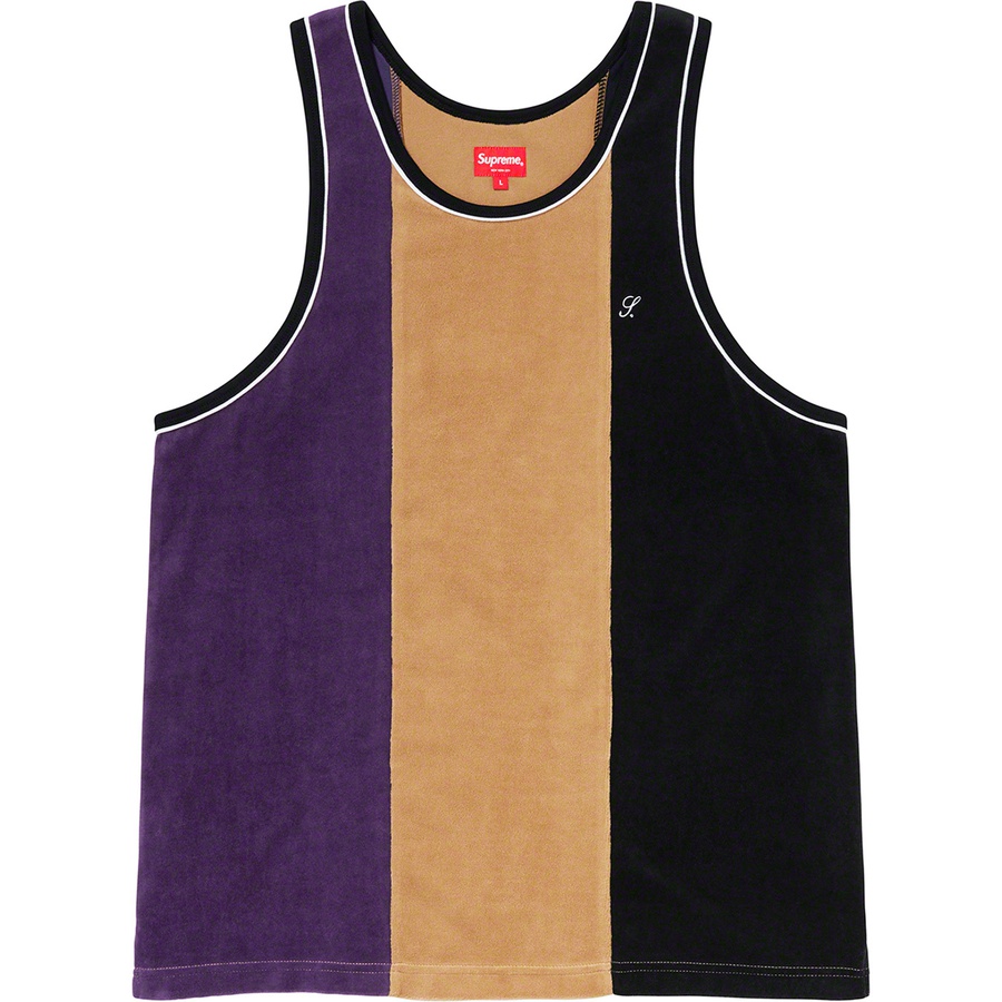 Details on Velour Tank Top Black from spring summer 2020 (Price is $78)