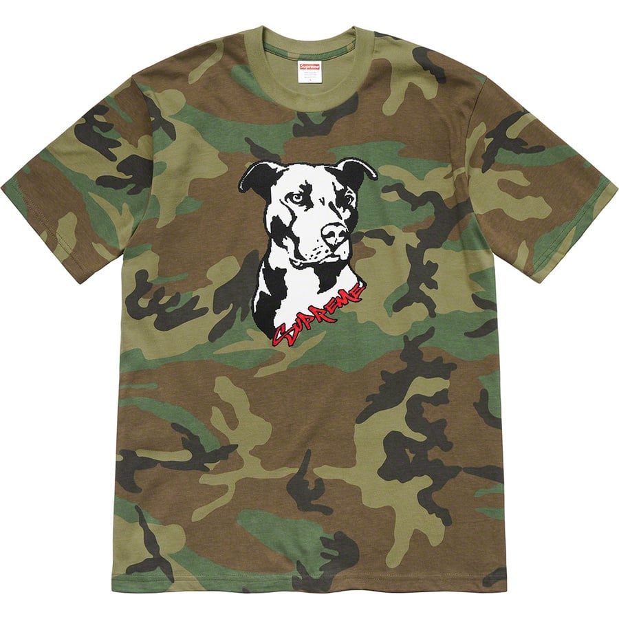 Details on Pitbull Tee Woodland Camo from spring summer
                                                    2020 (Price is $38)