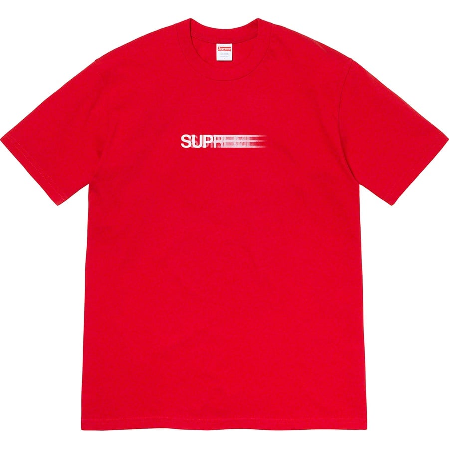 Details on Motion Logo Tee Red from spring summer 2020 (Price is $38)