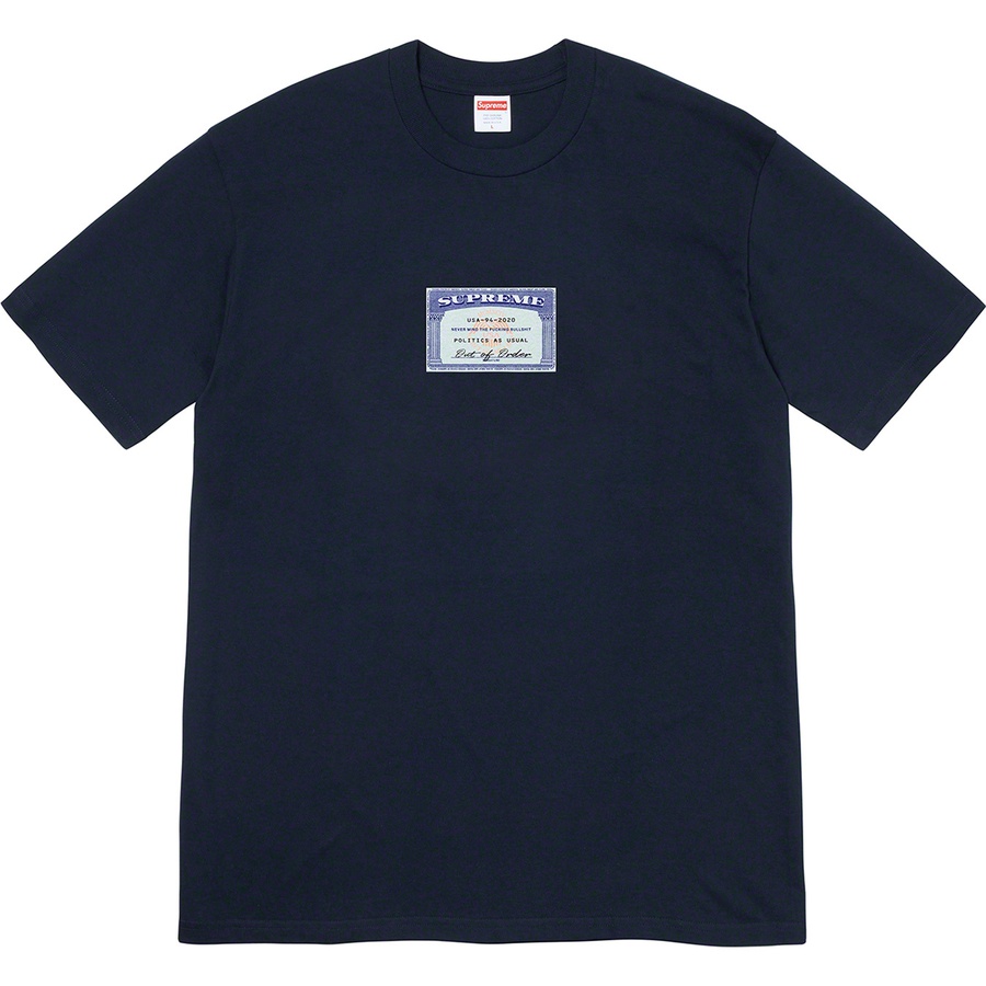 Details on Social Tee Navy from spring summer 2020 (Price is $38)