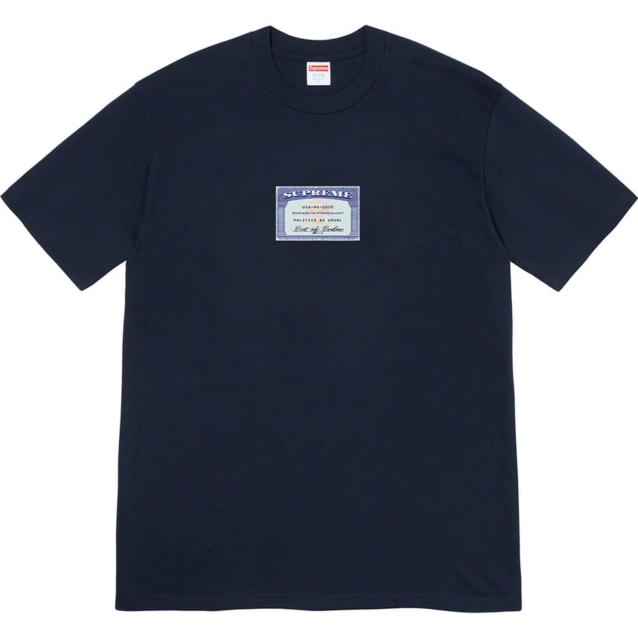 Details on Social Tee Navy from spring summer
                                                    2020 (Price is $38)