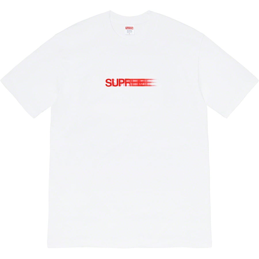Details on Motion Logo Tee White from spring summer 2020 (Price is $38)