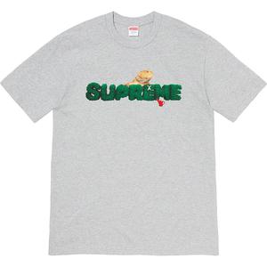 supreme lizard tee grey