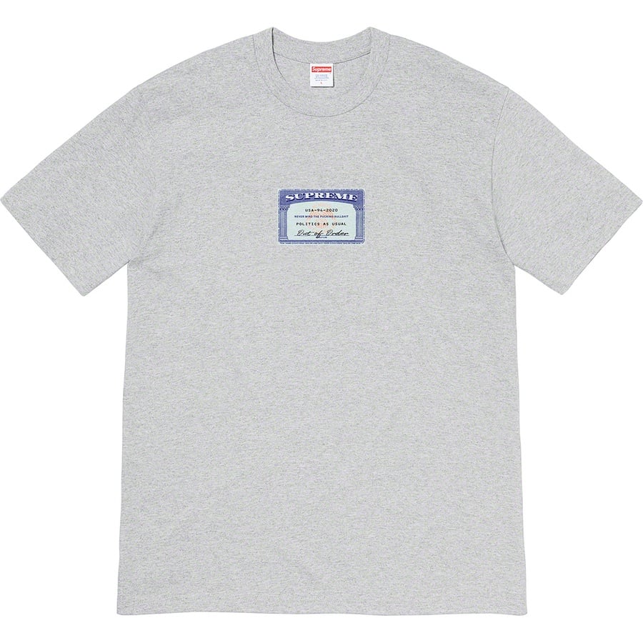 Details on Social Tee Heather Grey from spring summer
                                                    2020 (Price is $38)