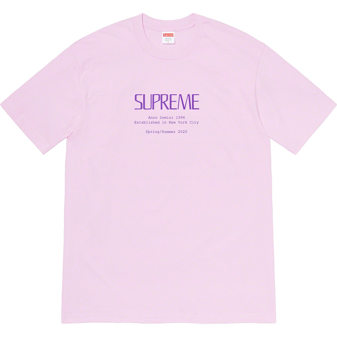 Supreme Anno Domini Tee Purple XL