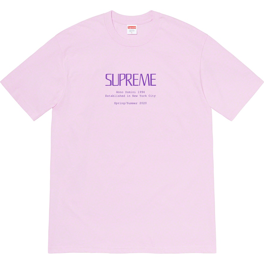 Details on Anno Domini Tee Light Purple from spring summer
                                                    2020 (Price is $38)