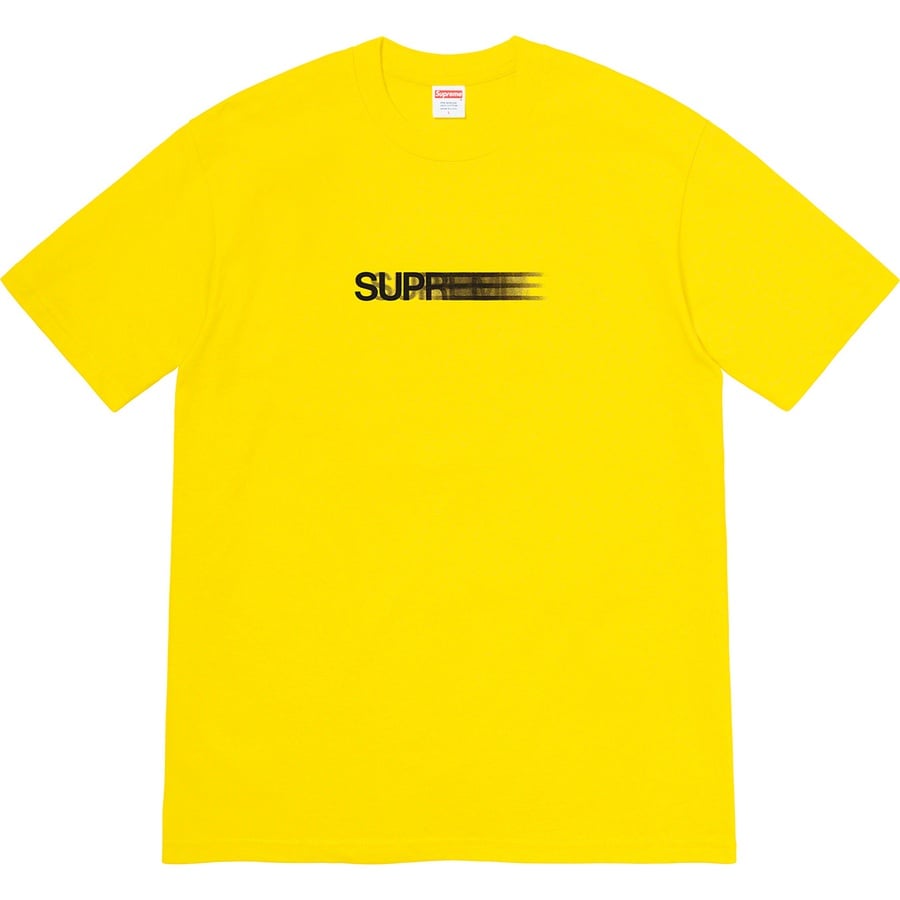 Details on Motion Logo Tee Yellow from spring summer
                                                    2020 (Price is $38)