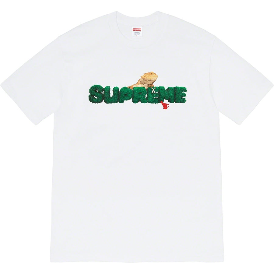 Details on Lizard Tee White from spring summer
                                                    2020 (Price is $38)