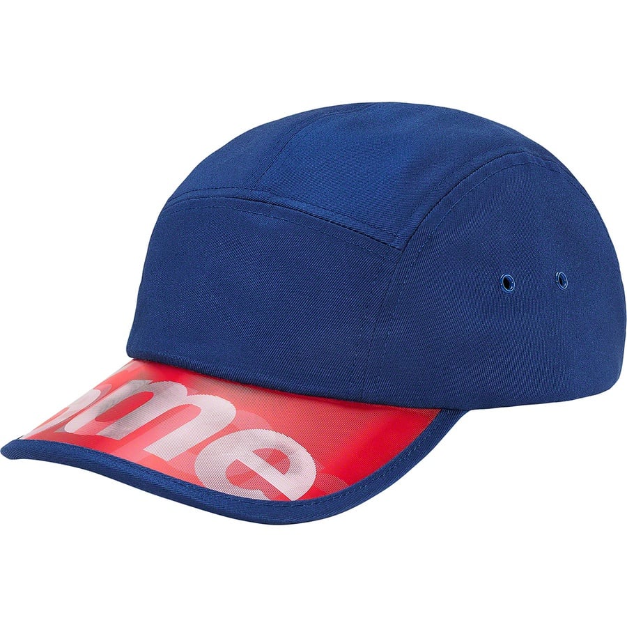 Details on Lenticular Visor Camp Cap Blue from spring summer
                                                    2020 (Price is $54)