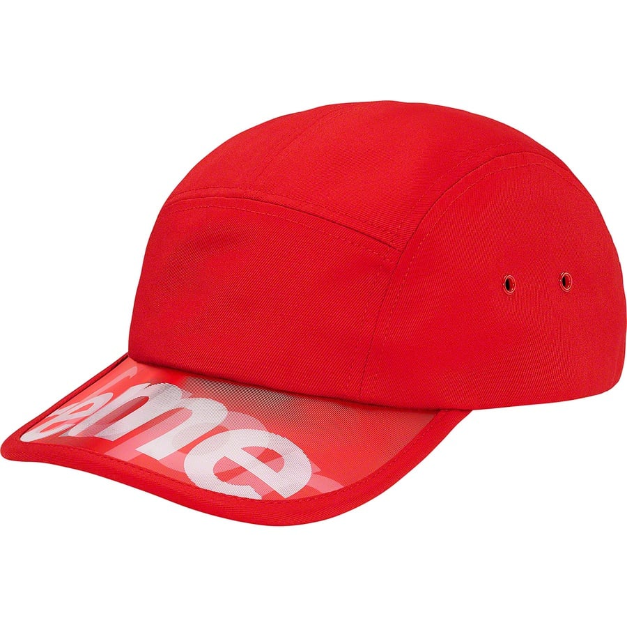Details on Lenticular Visor Camp Cap Red from spring summer
                                                    2020 (Price is $54)
