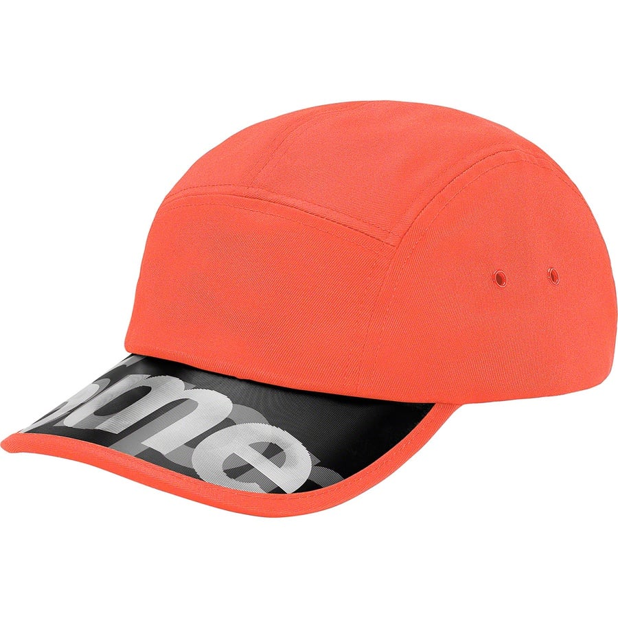 Details on Lenticular Visor Camp Cap Neon Orange from spring summer
                                                    2020 (Price is $54)