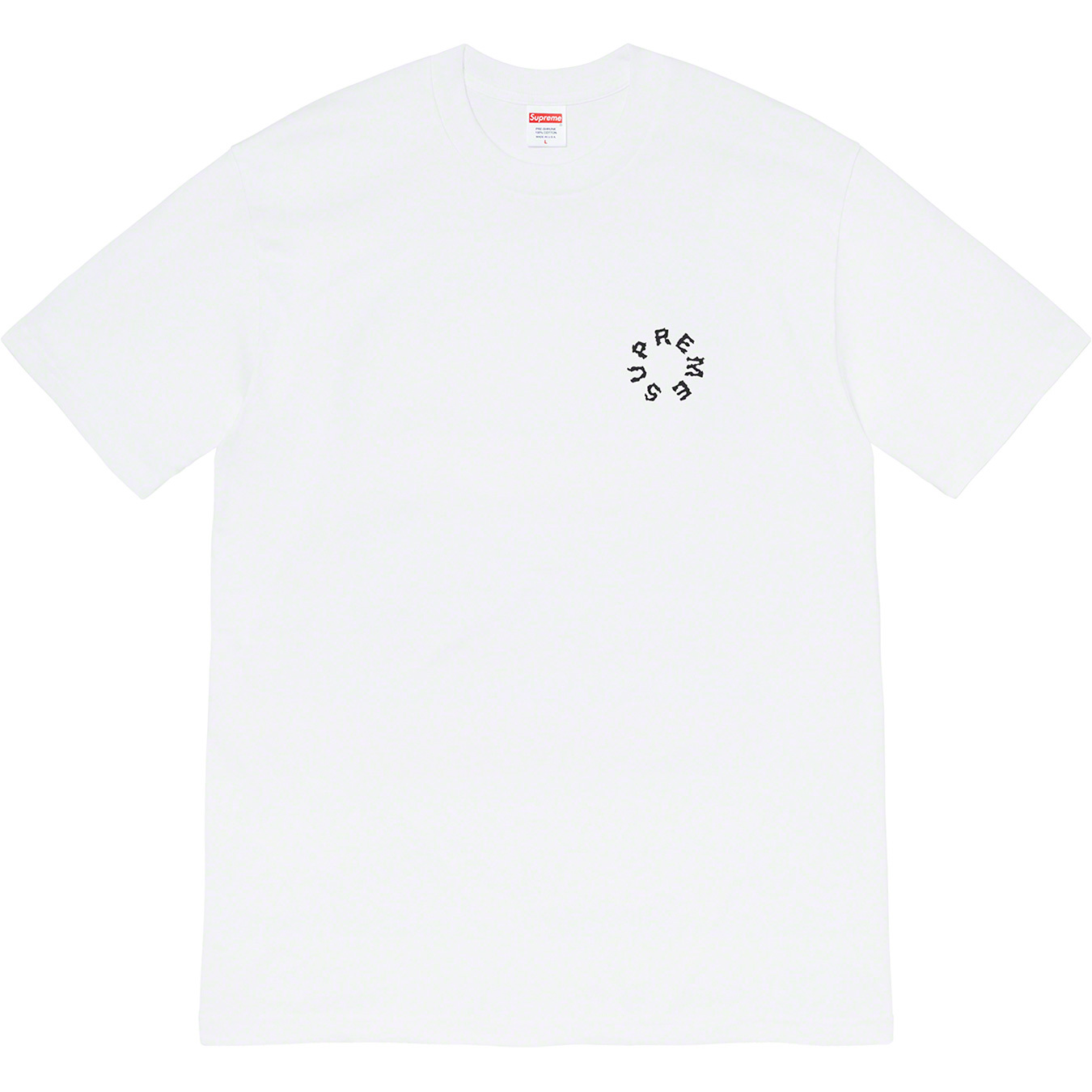 supreme marble tee L size