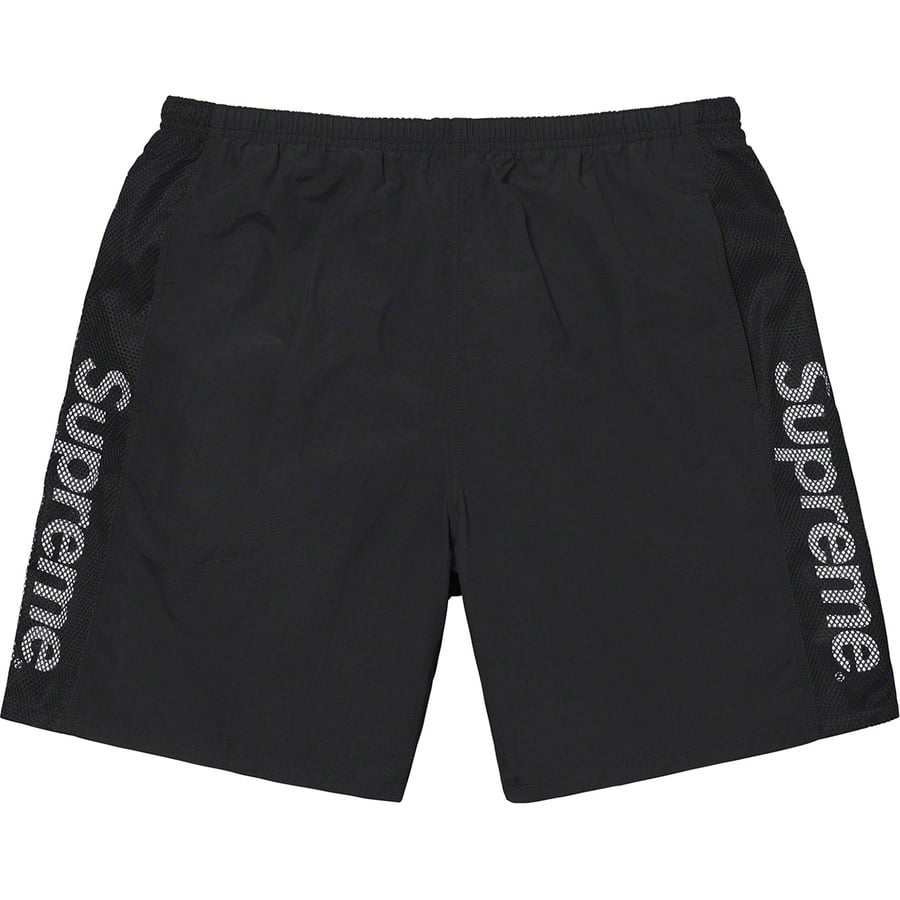 Details on Mesh Panel Water Short Black from spring summer
                                                    2020 (Price is $110)