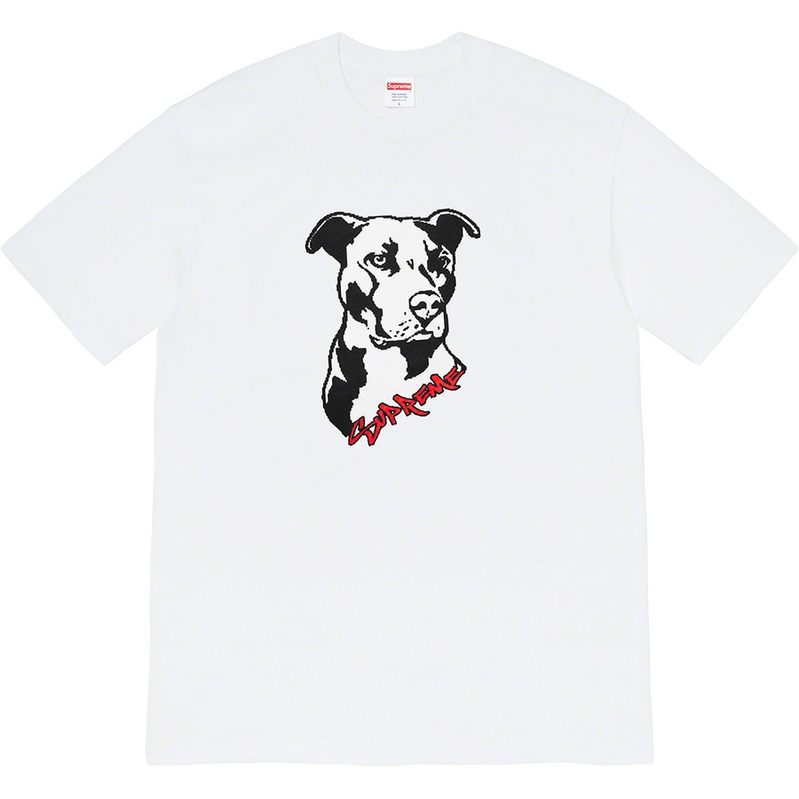 Details on Pitbull Tee White from spring summer 2020 (Price is $38)