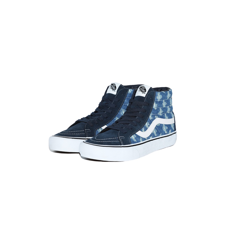 Details on Supreme Vans Hole Punch Denim Sk8-Hi Pro  from spring summer
                                                    2020 (Price is $110)