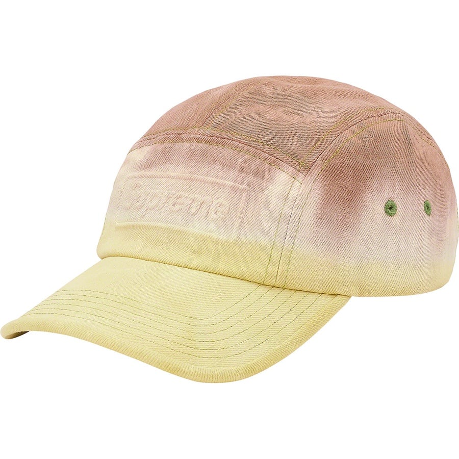 Details on Embossed Denim Camp Cap Brown Dip Dye from spring summer
                                                    2020 (Price is $50)