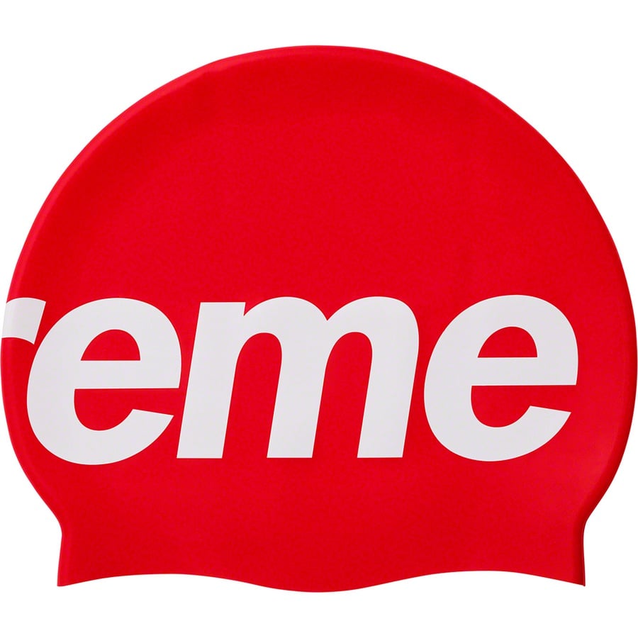 Details on Supreme Speedo Swim Cap Red from spring summer
                                                    2020 (Price is $24)