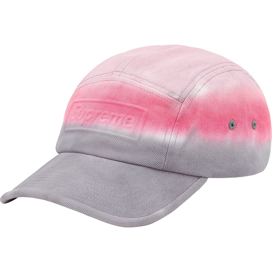 Details on Embossed Denim Camp Cap Pink Dip Dye from spring summer
                                                    2020 (Price is $50)