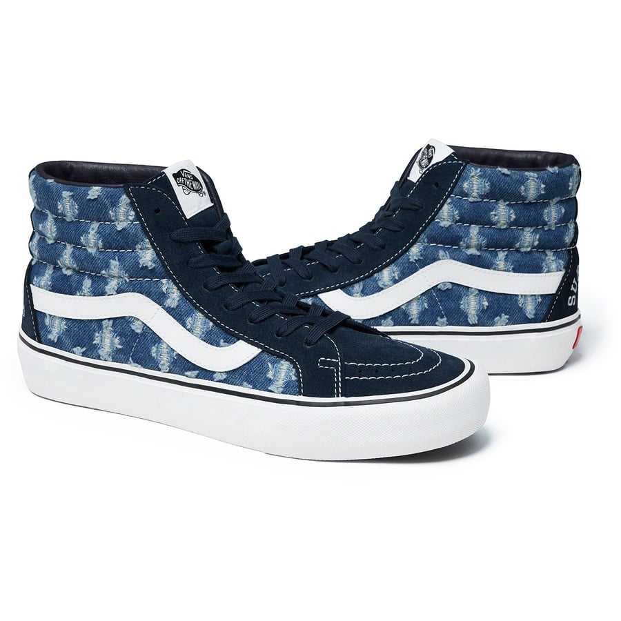 Vans Hole Punch Denim Sk8-Hi Pro - spring summer 2020 - Supreme