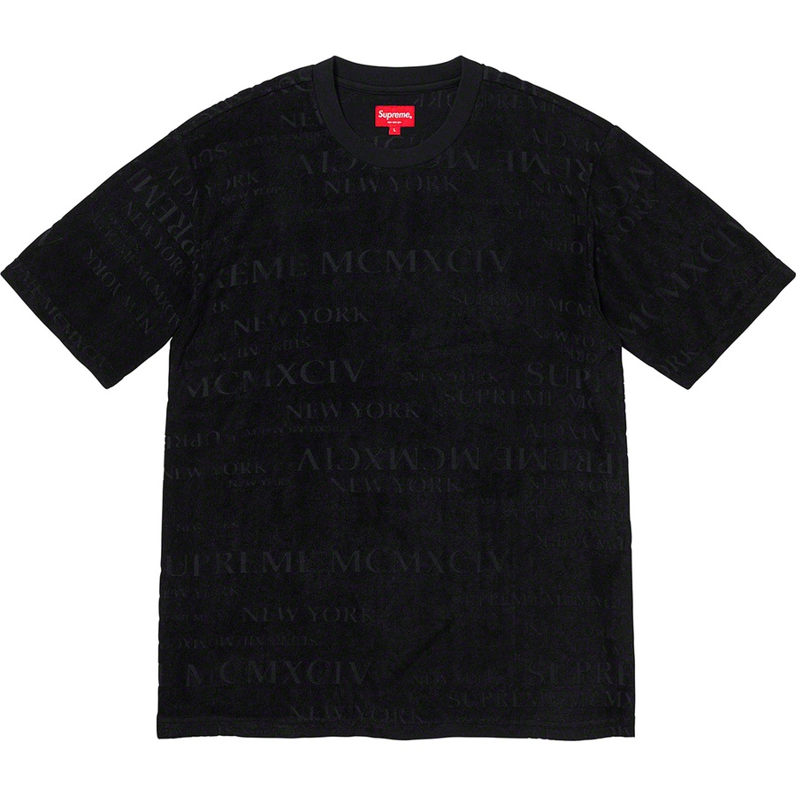 Details on MCMXCIV Terry S S Top Black from spring summer 2020 (Price is $88)
