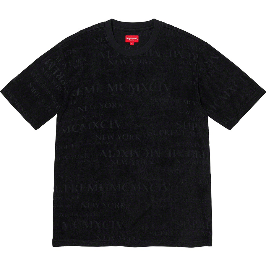 Details on MCMXCIV Terry S S Top Black from spring summer
                                                    2020 (Price is $88)