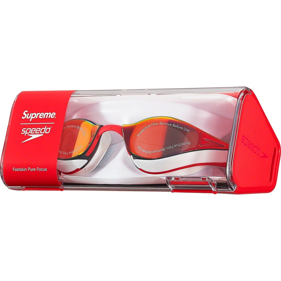 Details on Supreme Speedo Swim Goggles White from spring summer 2020 (Price is $88)