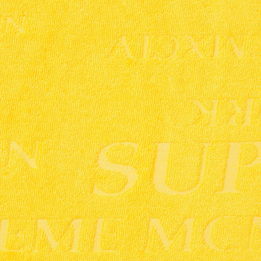 Details on MCMXCIV Terry S S Top Yellow from spring summer
                                                    2020 (Price is $88)