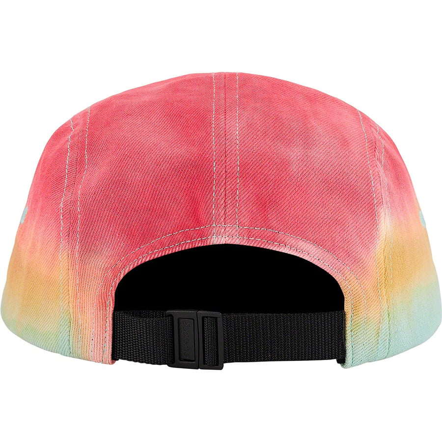 Details on Embossed Denim Camp Cap Red Dip Dye from spring summer
                                                    2020 (Price is $50)