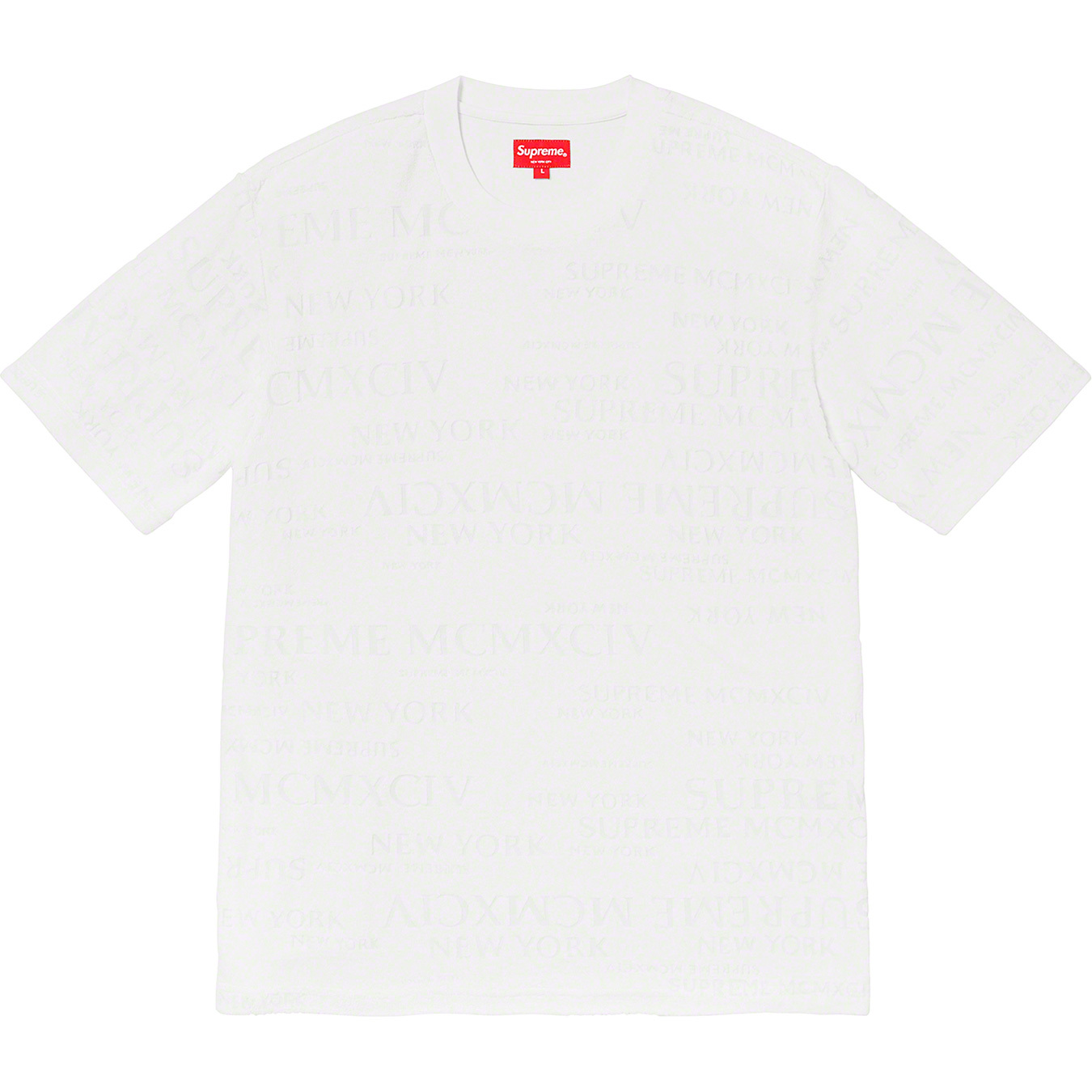 Supreme terry 2025 crewneck