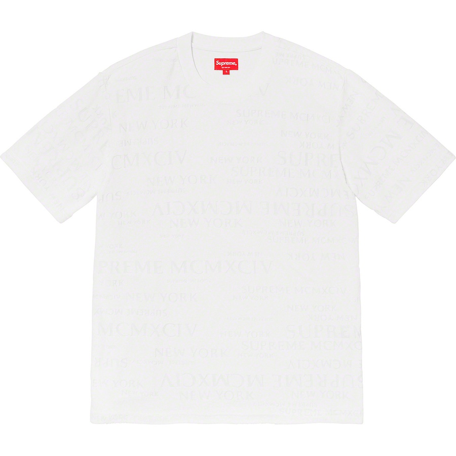Details on MCMXCIV Terry S S Top White from spring summer
                                                    2020 (Price is $88)